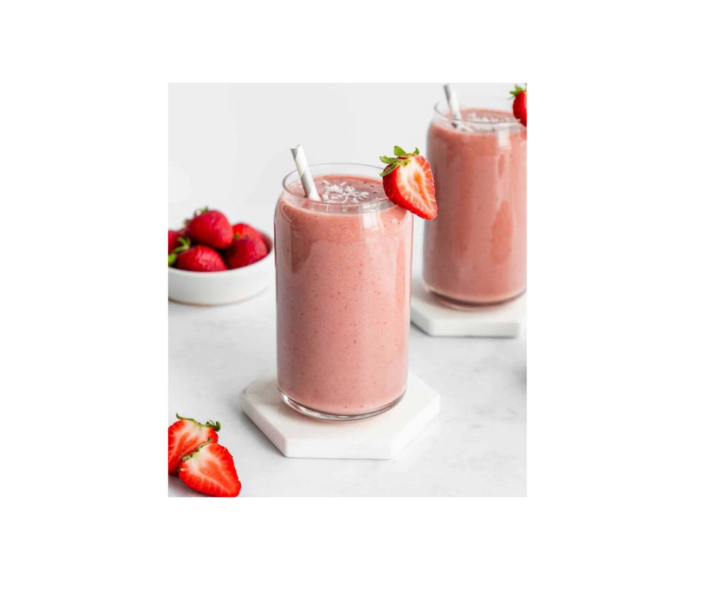 Discover the Tropical Bliss of Yeppoonie Smoothie's Strawberry Banana Breakfast Smoothie
